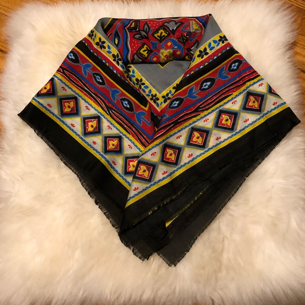 Southwest Floral Bandana Scarf